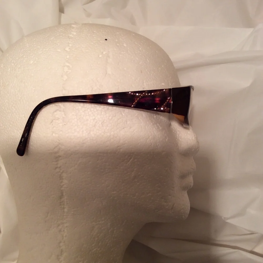 Calvin Klein Brown Rhinestone Eyeglasses Frames